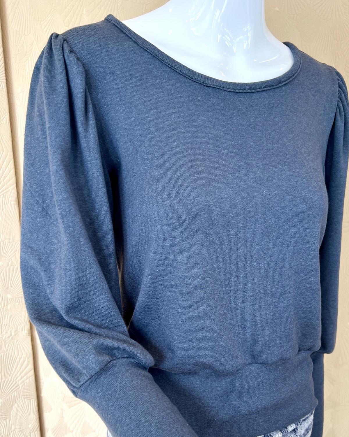 Squasht Violetta Sweater in Steel Gray