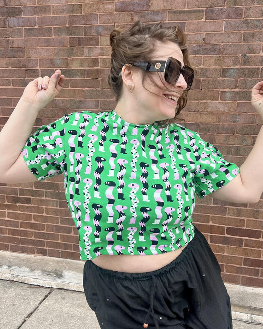 Nooworks Crop Top in SSSnakes