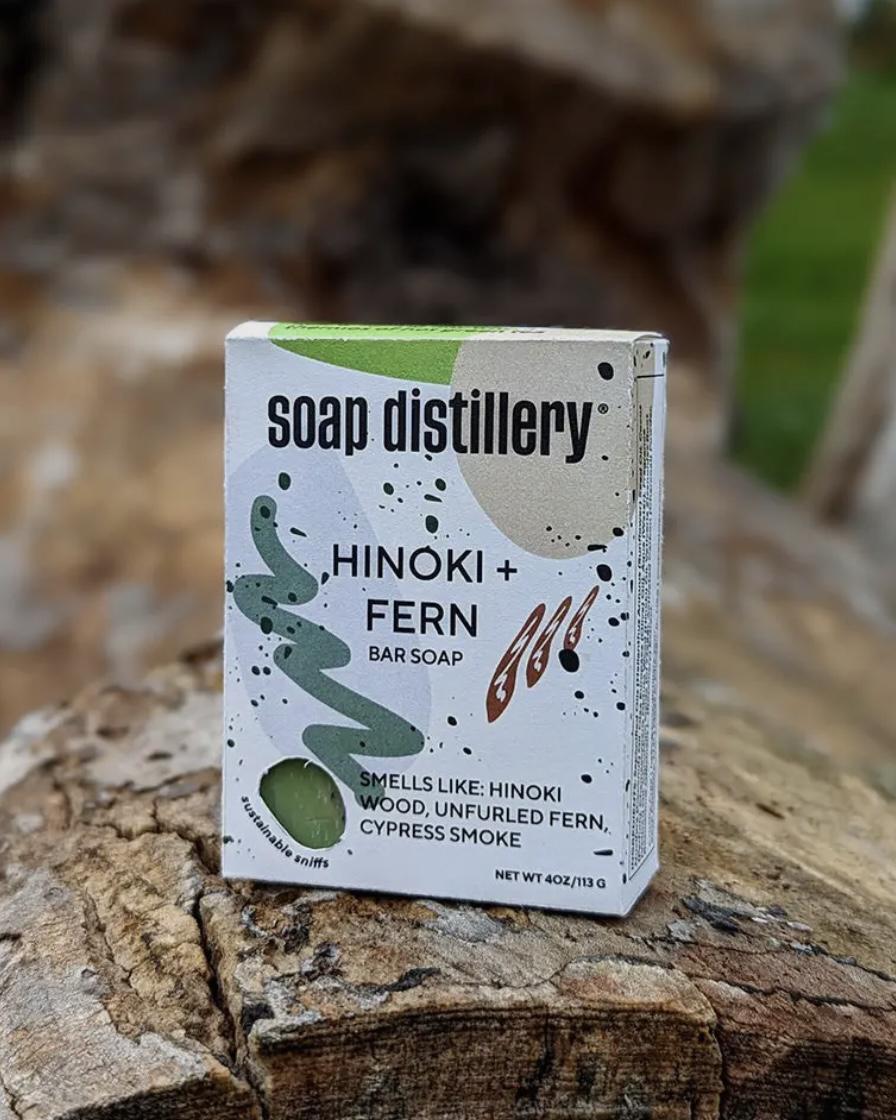 Soap Distillery Hinoki + Fern Bar Soap