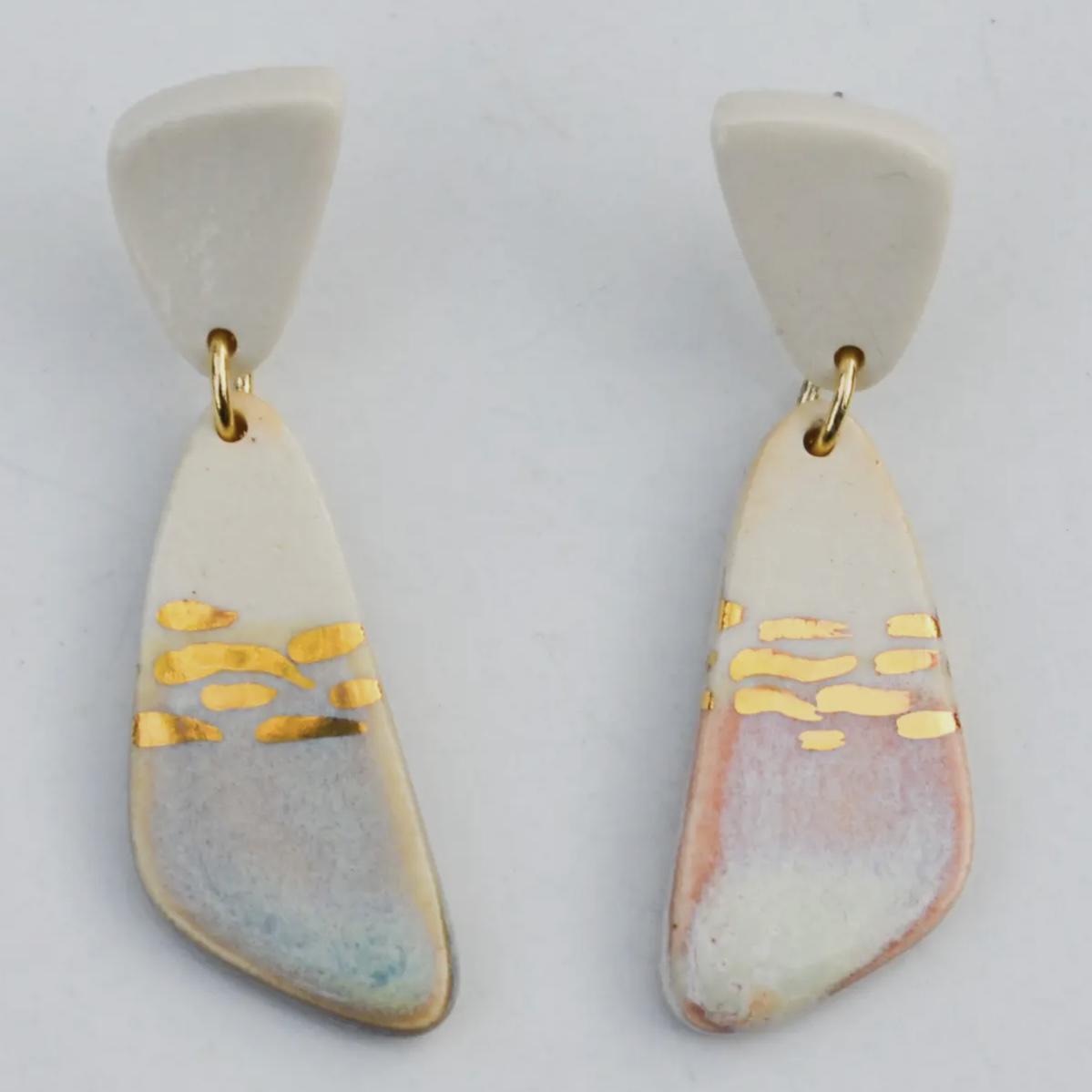 Lilikoi Proect Porcelain Daydream Drop Earrings