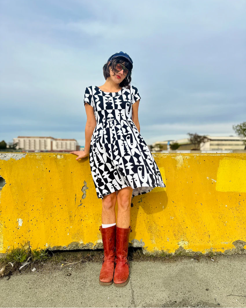 Nooworks Lucy Dress in Illusions