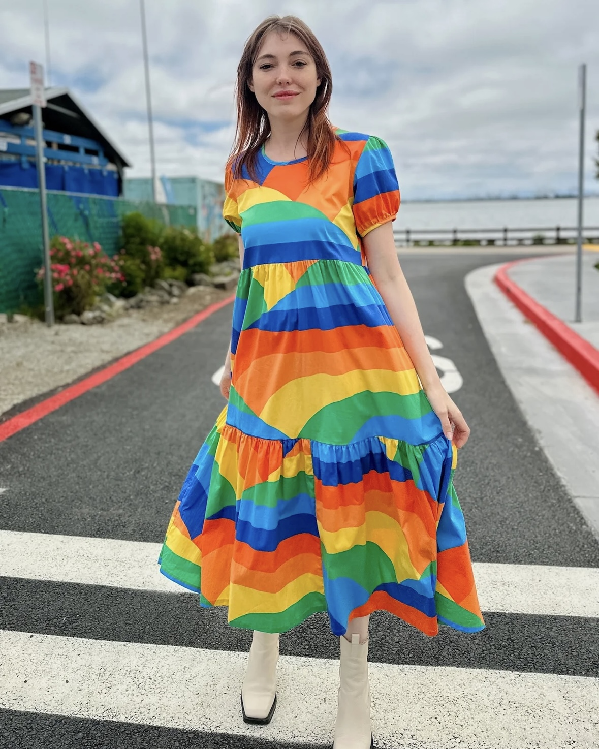 Nooworks Inanna Dress in Sunset Valley