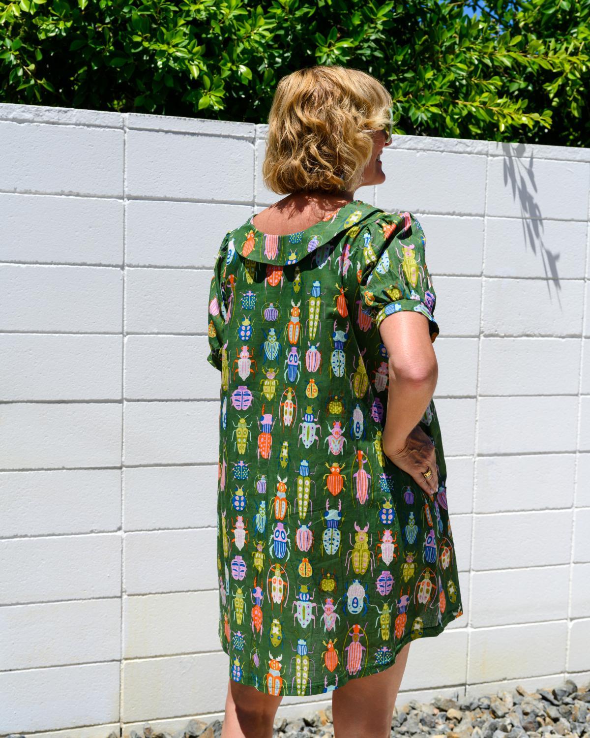 Squasht Charlotte Dress in Bugs - Size Small, XL, 2XL