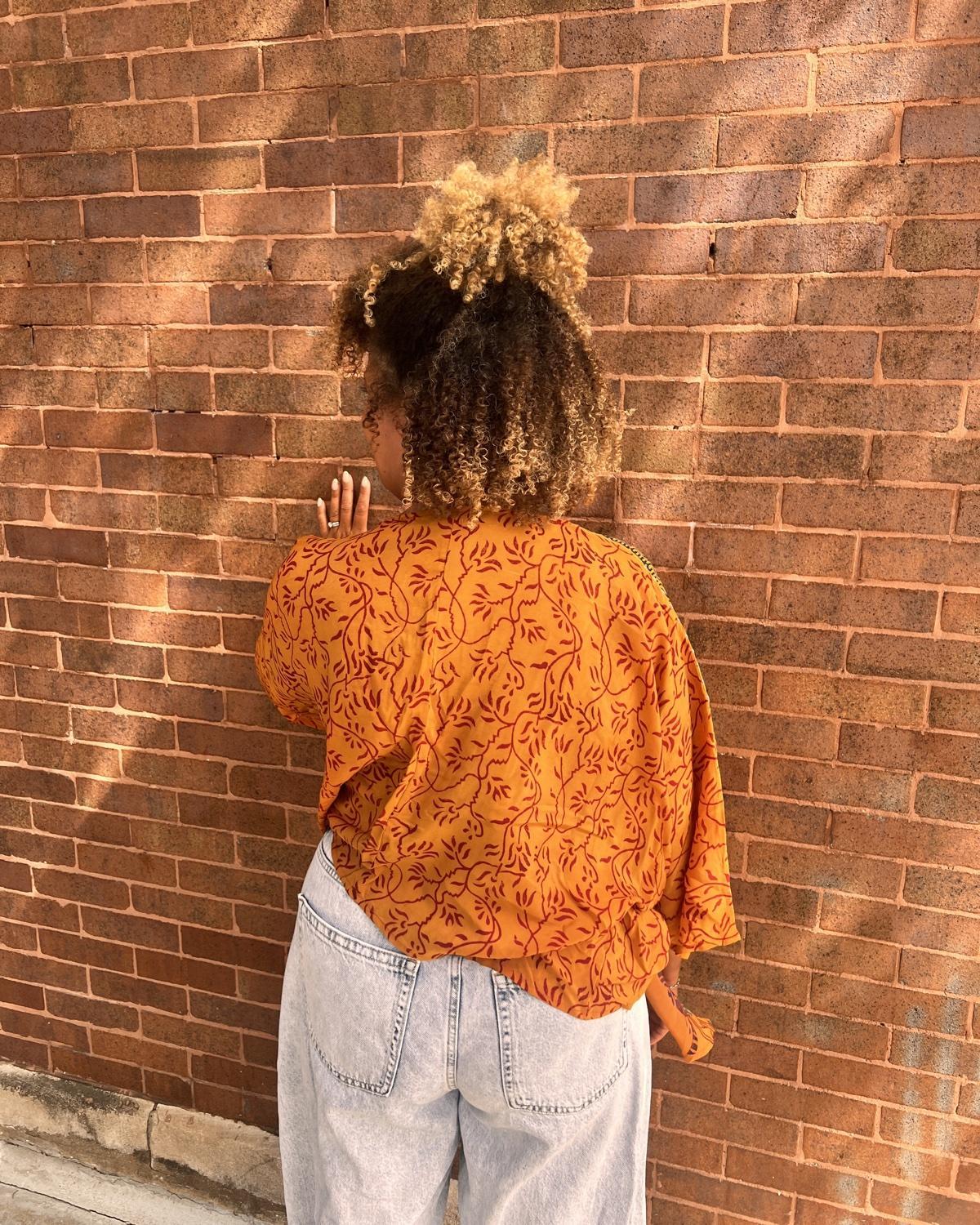 Indie Ella Ronak Jacket in Orange Delight