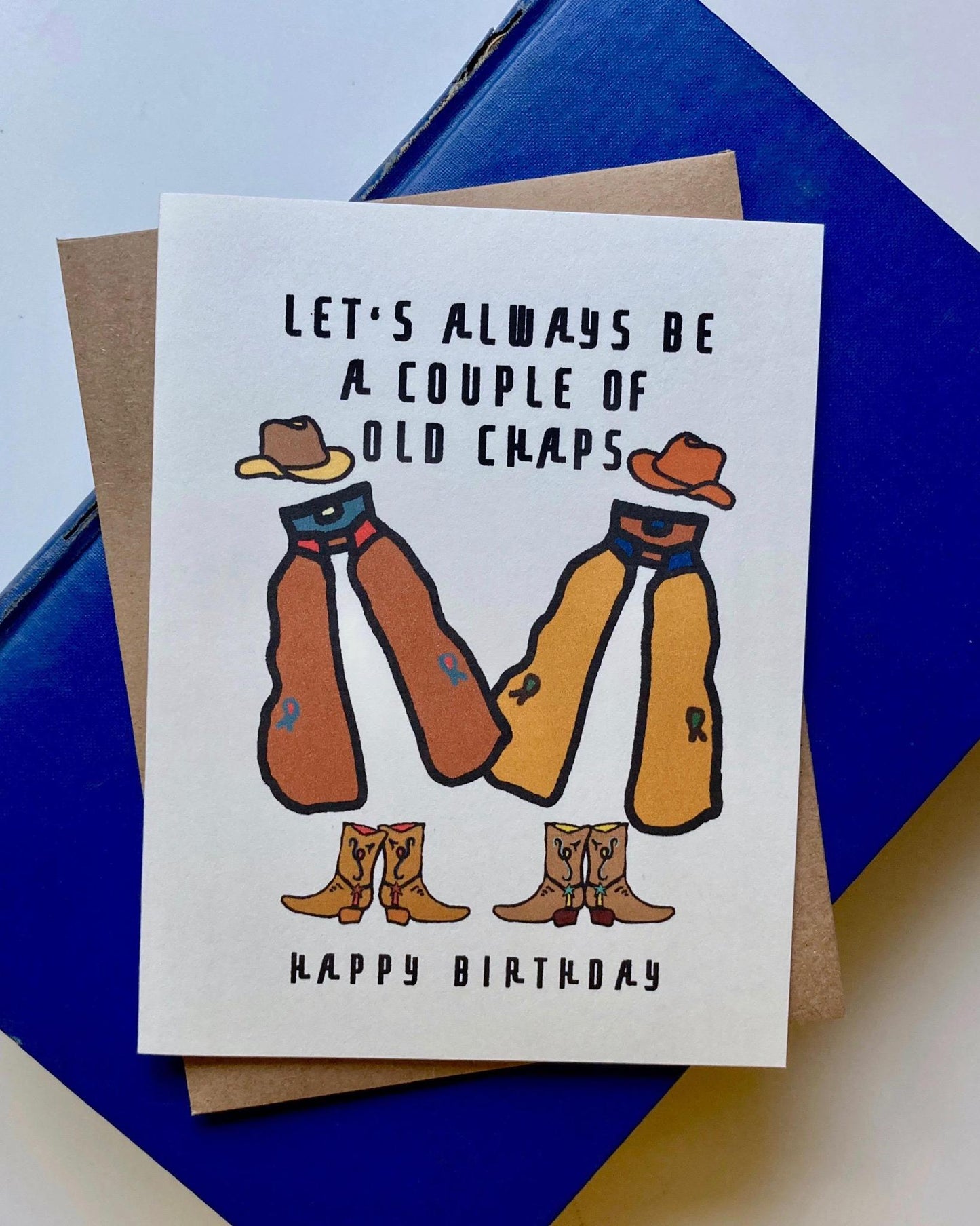 Heilo Cards Let's Always be A Couple of Old Chaps, Happy Birthday