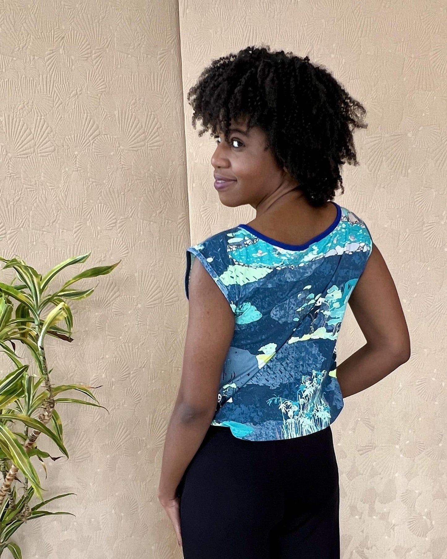 Squasht Croppish Tee in Panda Party