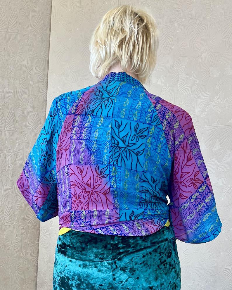 Indie Ella Ashka Silk Shrug in Beach Party