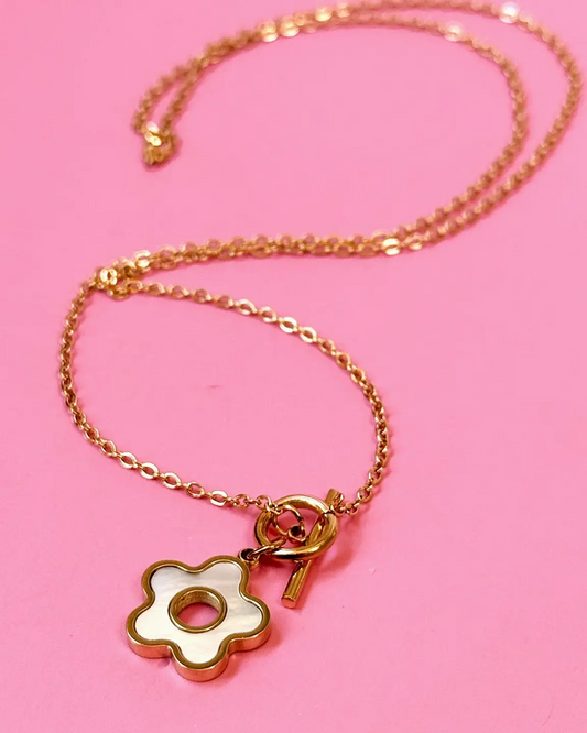 Golden Hour Flower Power Gold-Plated Necklace