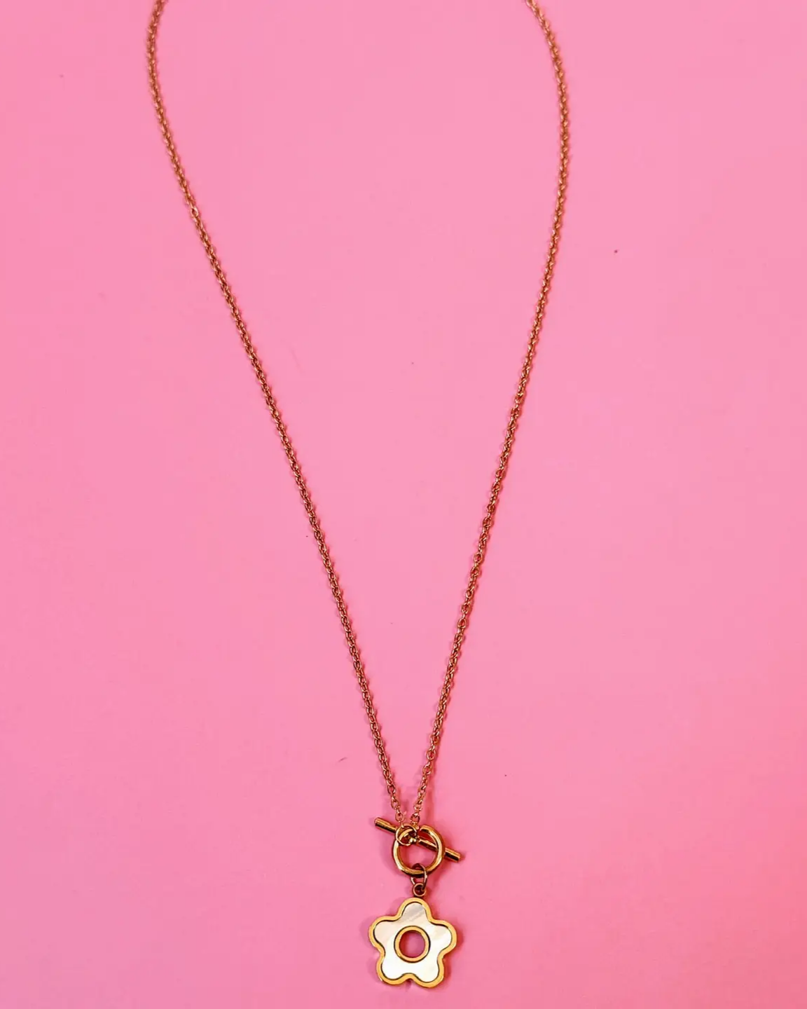 Golden Hour Flower Power Gold-Plated Necklace