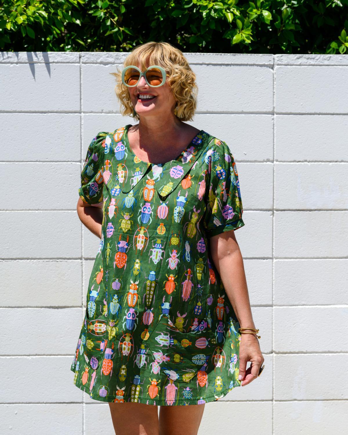 Squasht Charlotte Dress in Bugs - Size Small, XL, 2XL