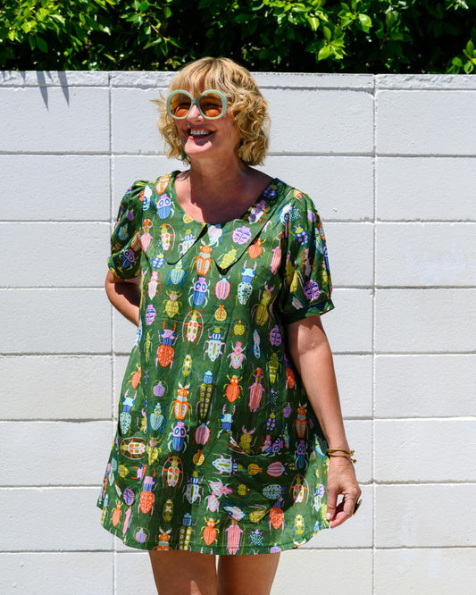 Squasht Charlotte Dress in Bugs