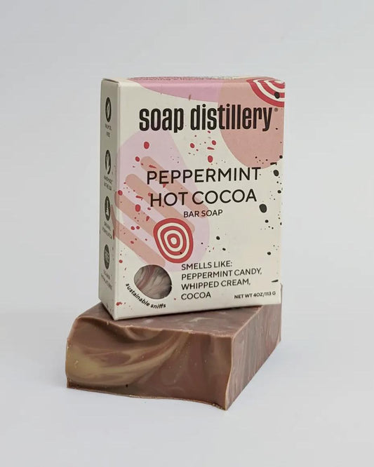 Soap Distillery Peppermint Hot Cocoa Bar Soap