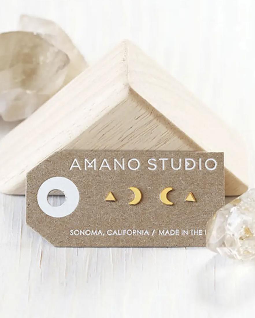 Amano Studio Mystic Combo Studs in Sterling Silver