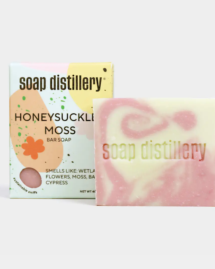 Soap Distillery Honeysuckle + Moss Bar Soap