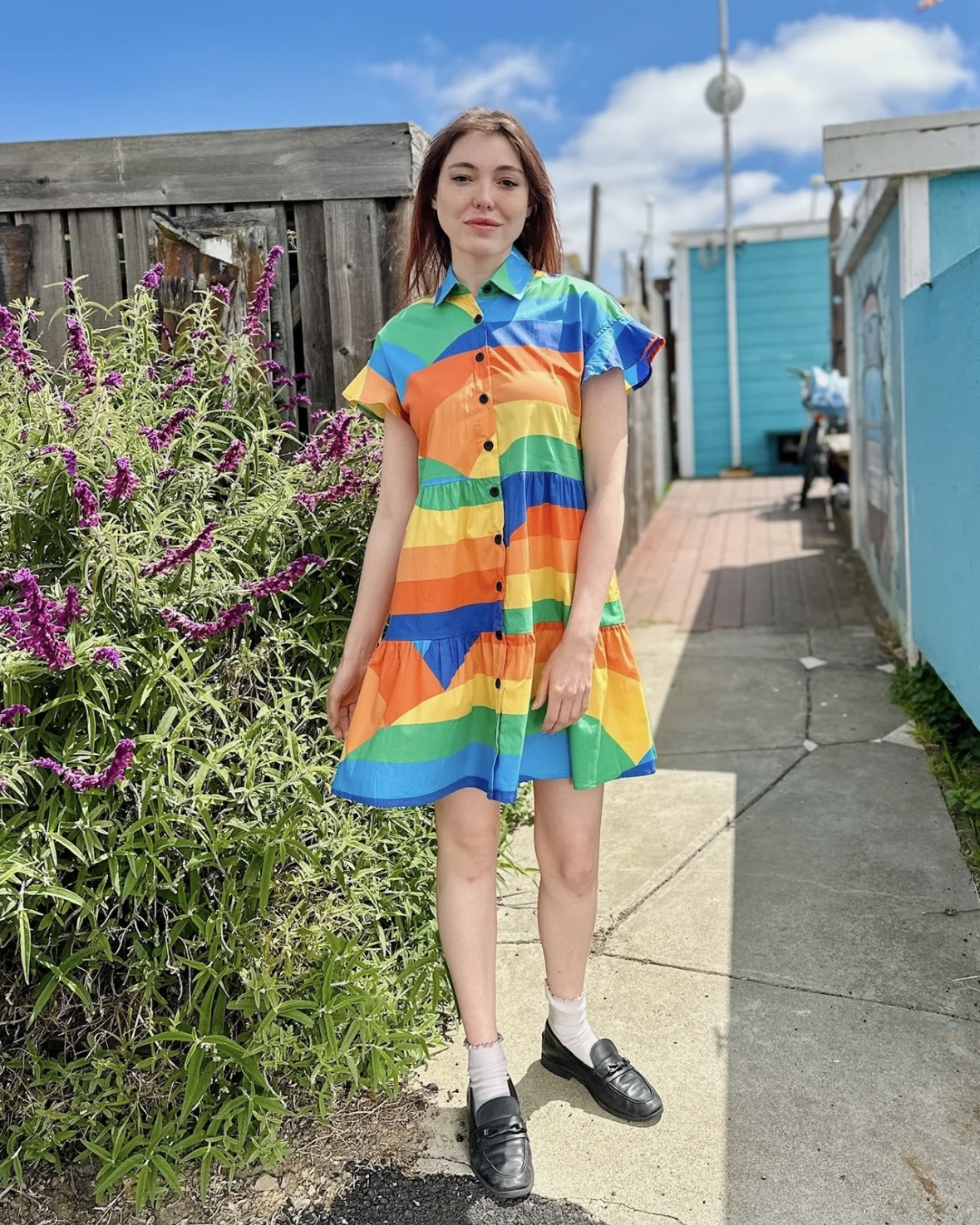 Nooworks Eloise Dress in Sunset Valley