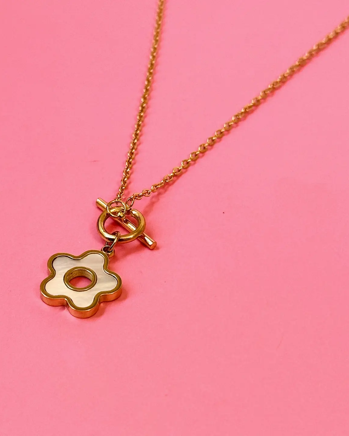 Golden Hour Flower Power Gold-Plated Necklace