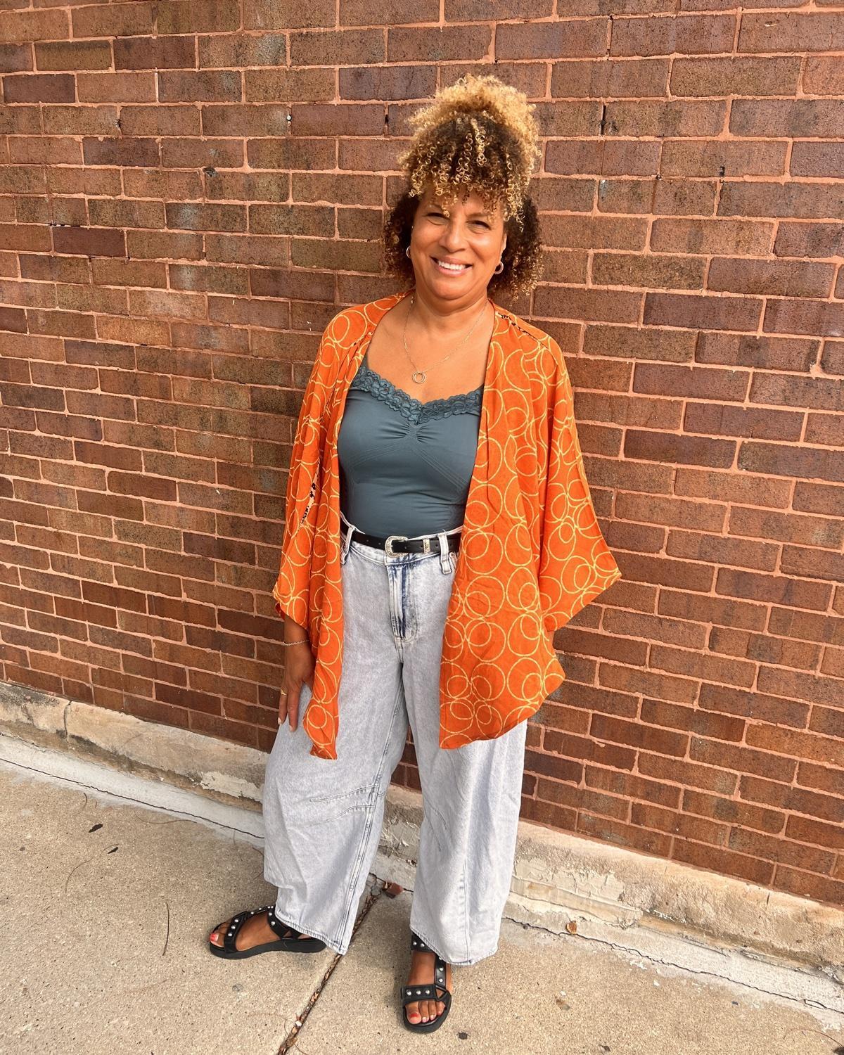 Indie Ella Ronak Jacket in Tangerine Dream
