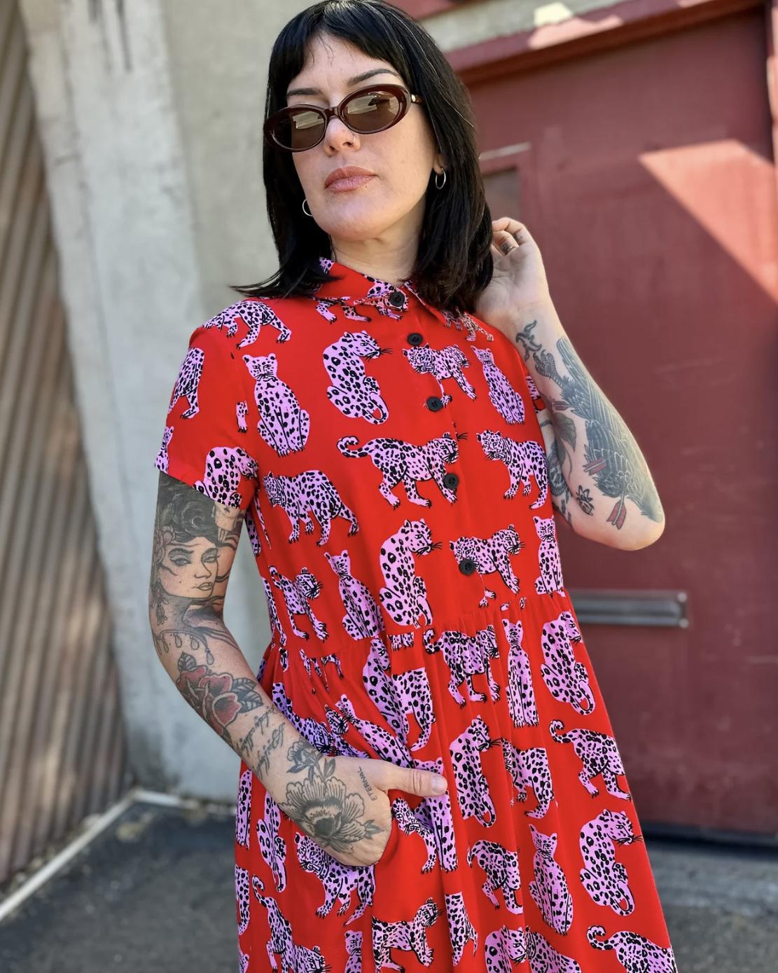 Nooworks Cassie Dress Sondler Cat - Medium, Large, XL