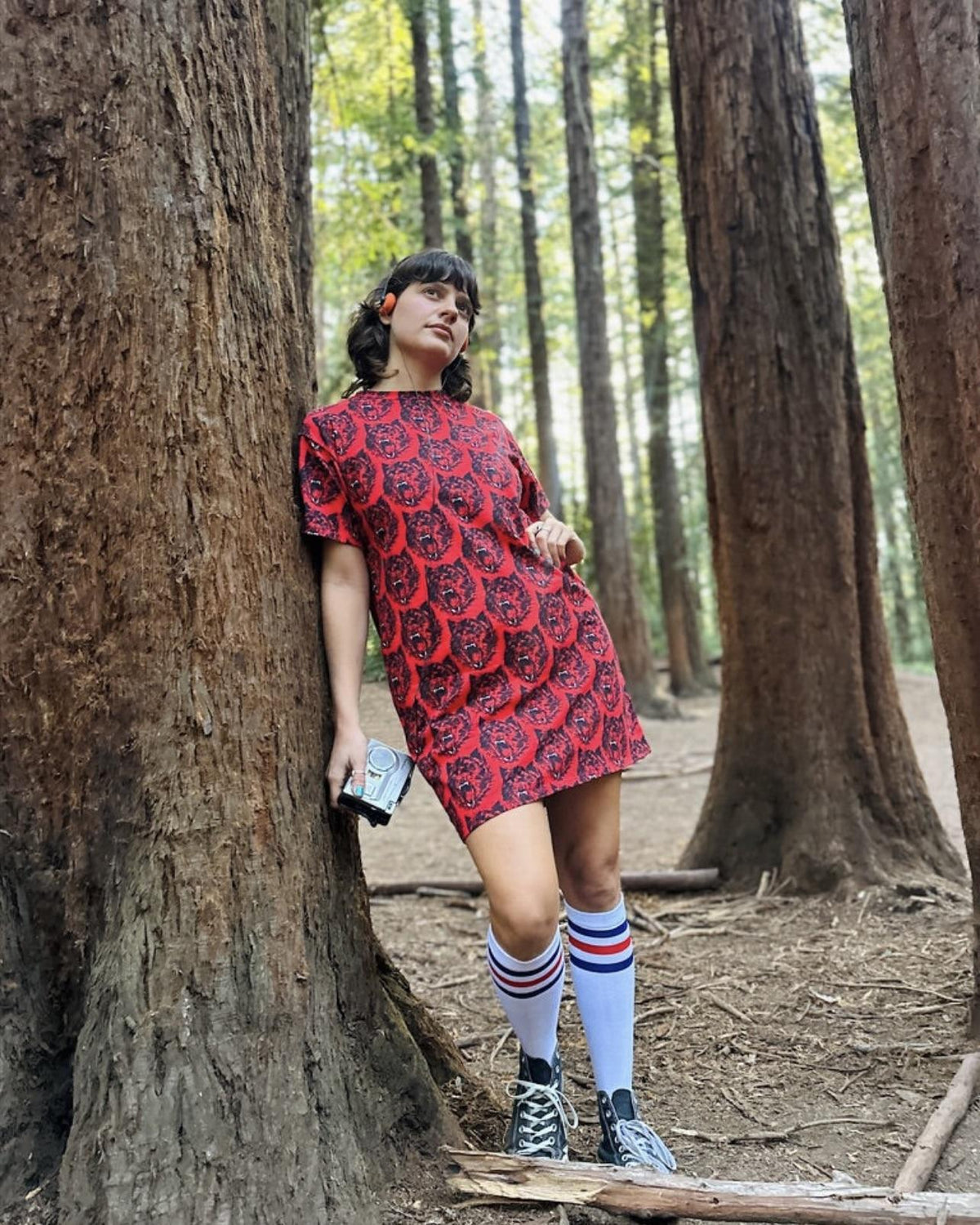 Nooworks Tee Dress in Wolverine