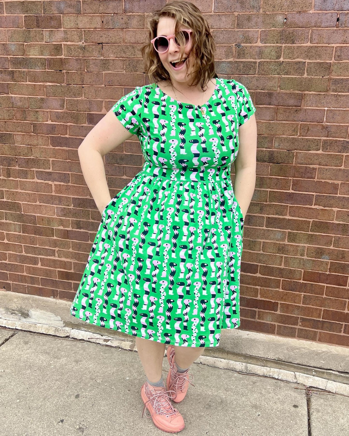 Nooworks Lucy Dress in SSSnakes - Size Small, Medium