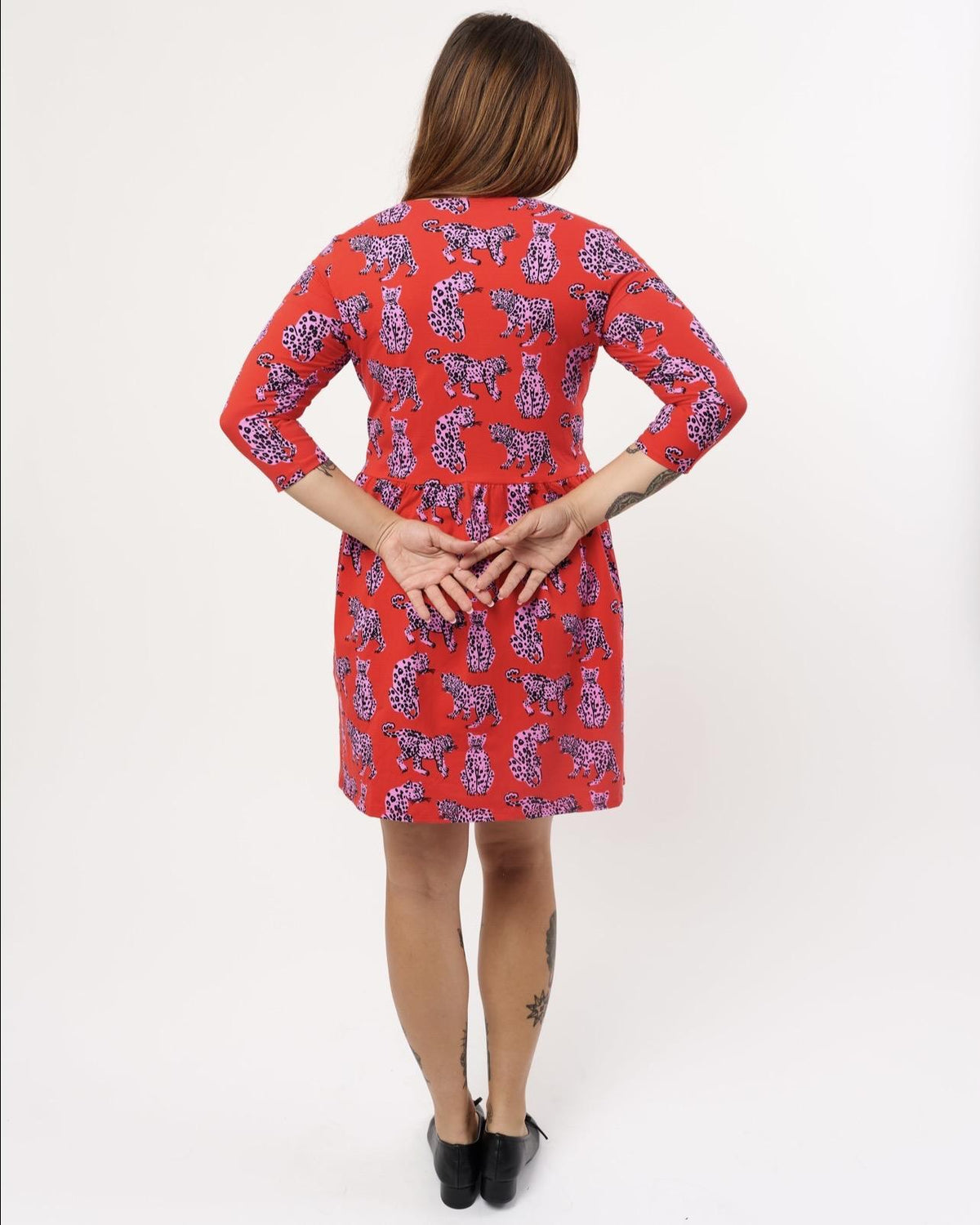 Nooworks Daphne Dress in Sondler Cat