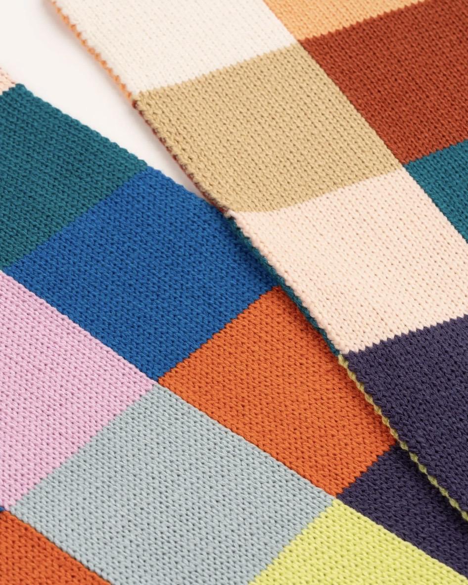 Verloop Color Patch Big Scarf in Desert