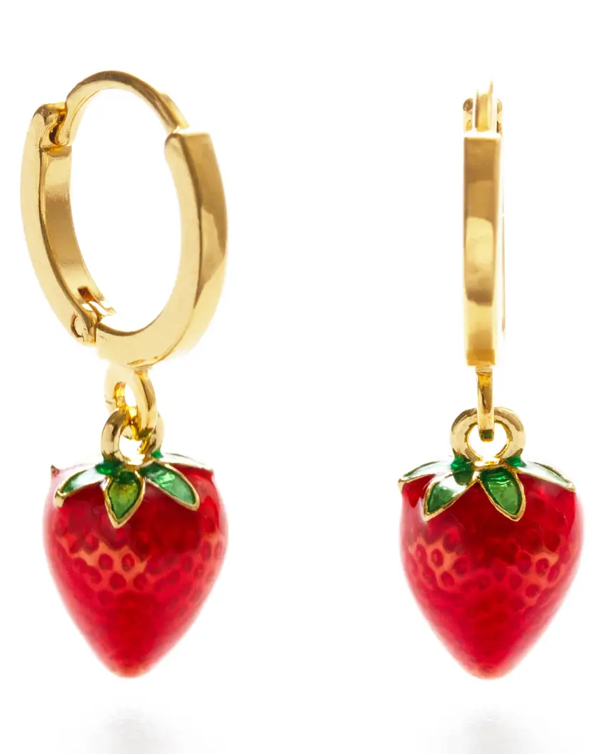 Amano Studio Strawberry Huggie Hoops