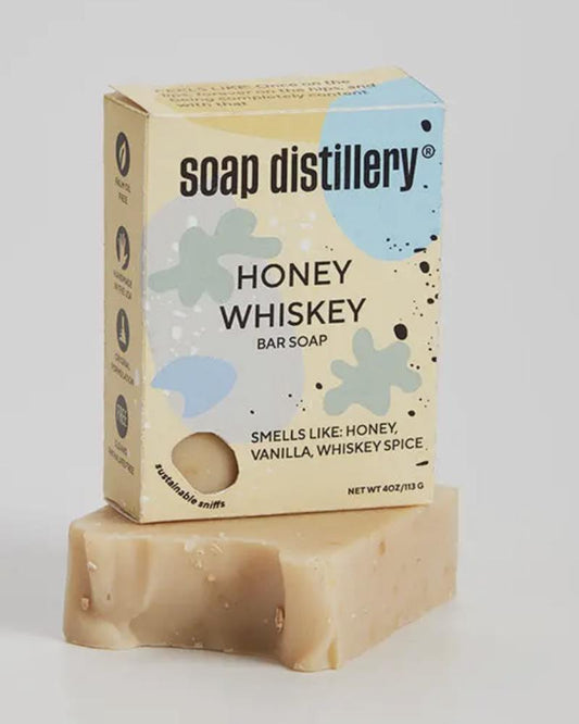 Soap Distillery Honey Whiskey Bar Soap