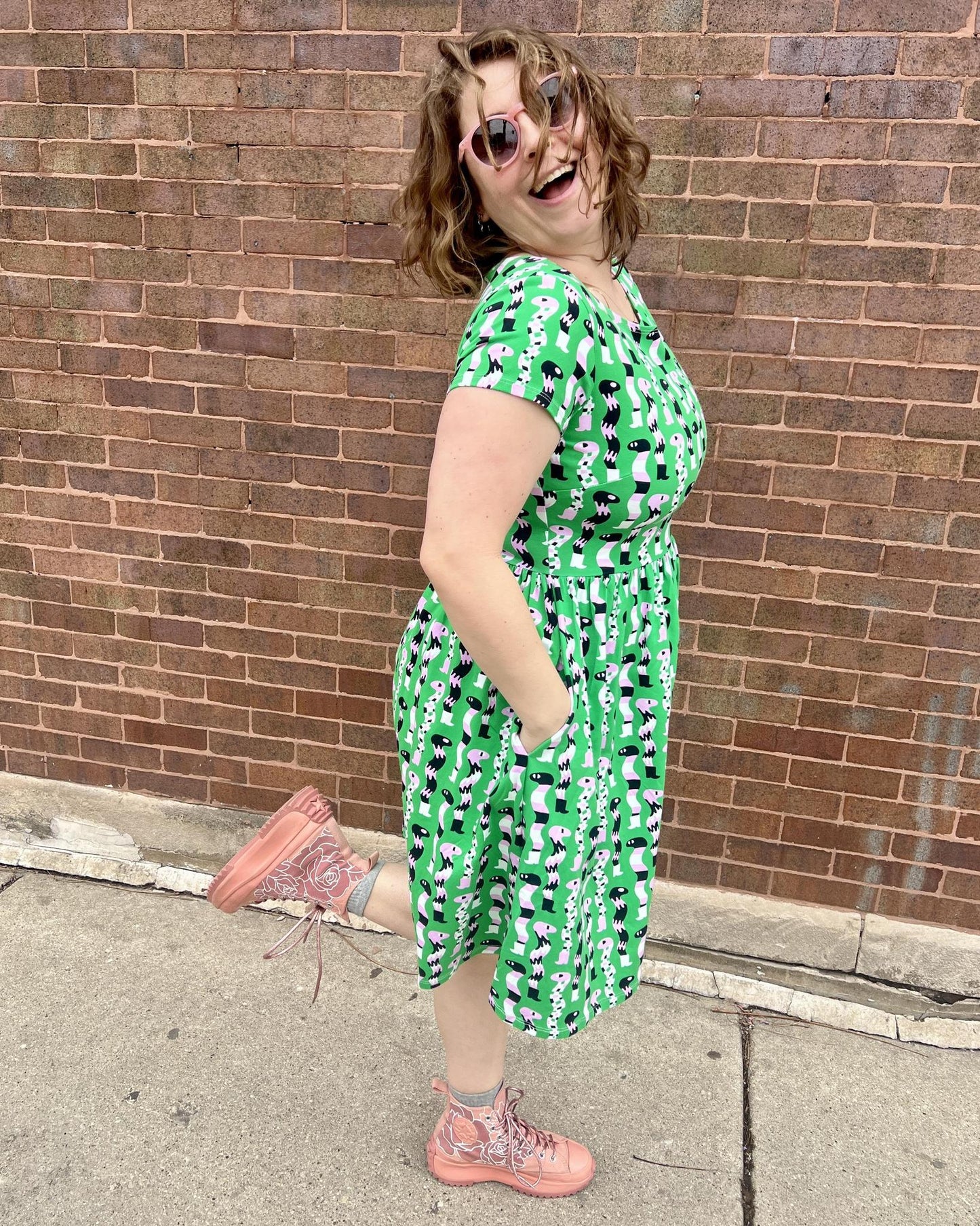 Nooworks Lucy Dress in SSSnakes - Size Small, Medium