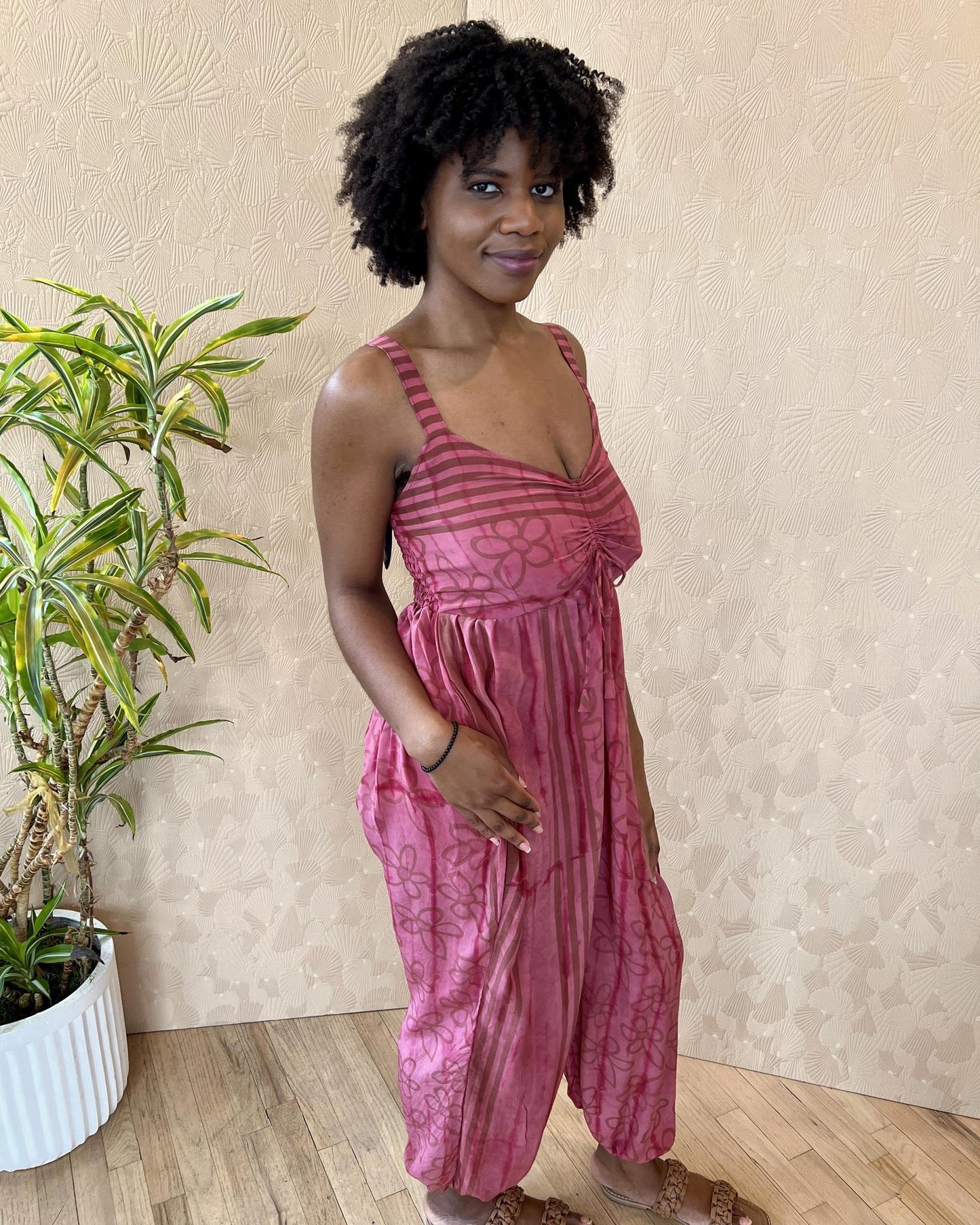 Indie Ella Aurora Boho Jumpsuit in Dusk (S/M)