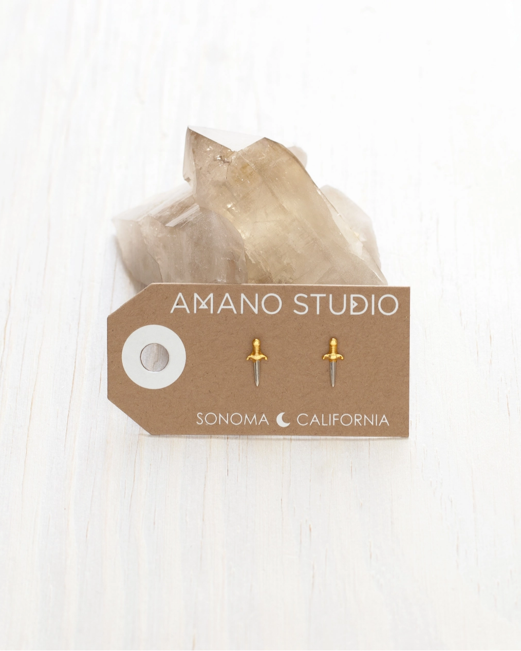 Amano Studio Tiny Dagger Stud Earrings