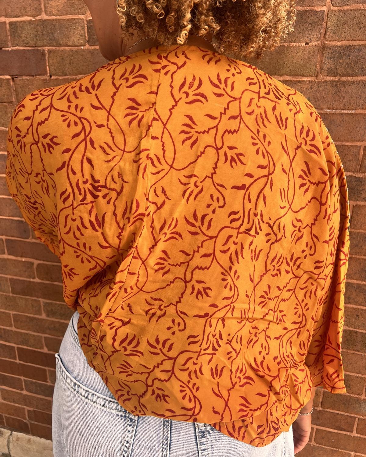 Indie Ella Ronak Jacket in Orange Delight