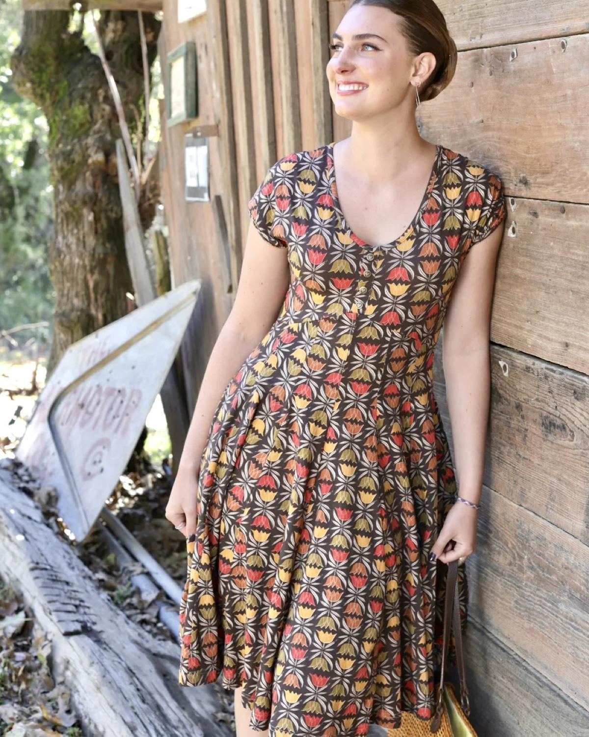 Effie's Heart Besi Dress in Solvang Print