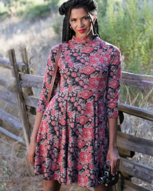 Effie's Heart Aretha Dress in Jardinier Print