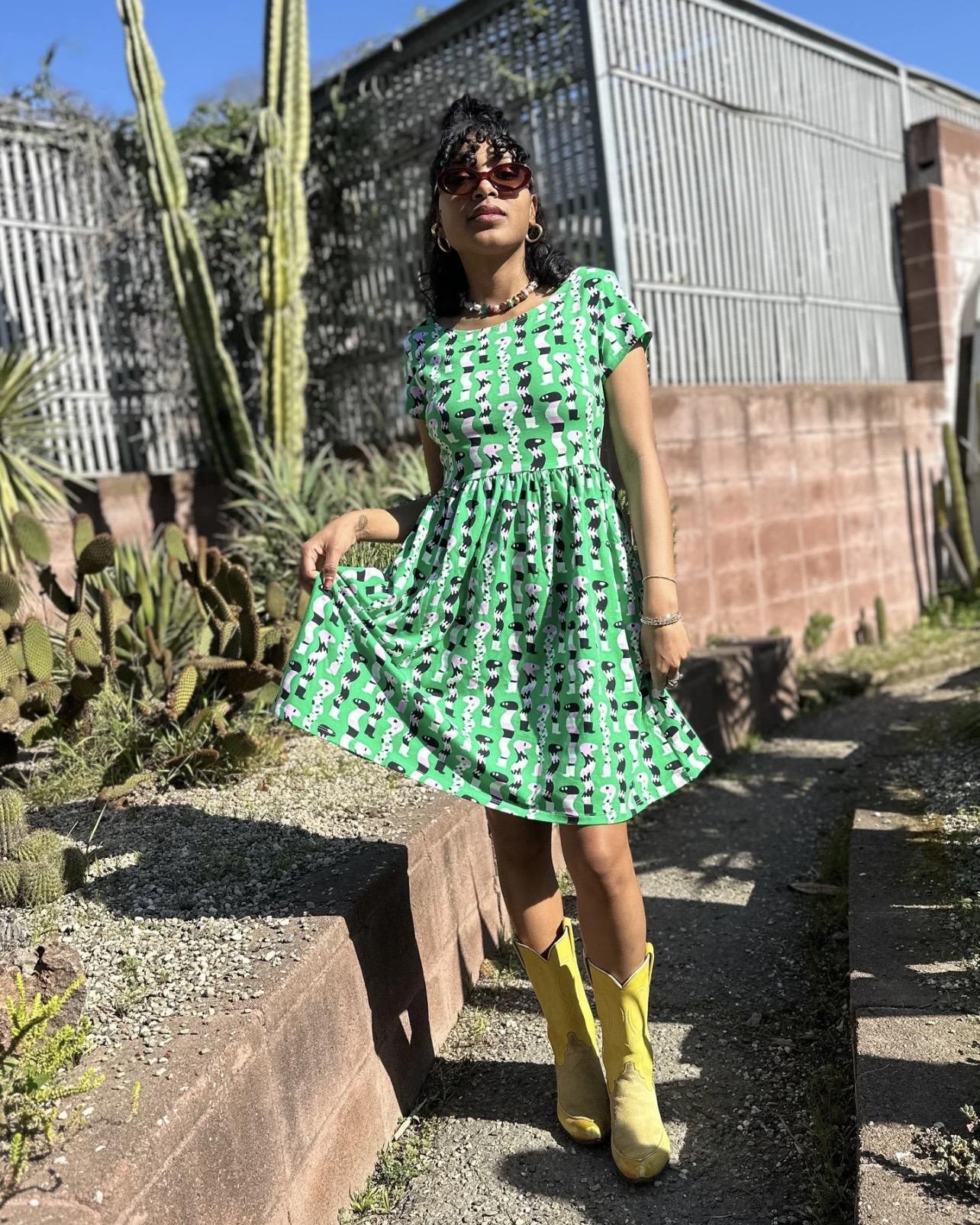 Nooworks Lucy Dress in SSSnakes - Size Small, Medium