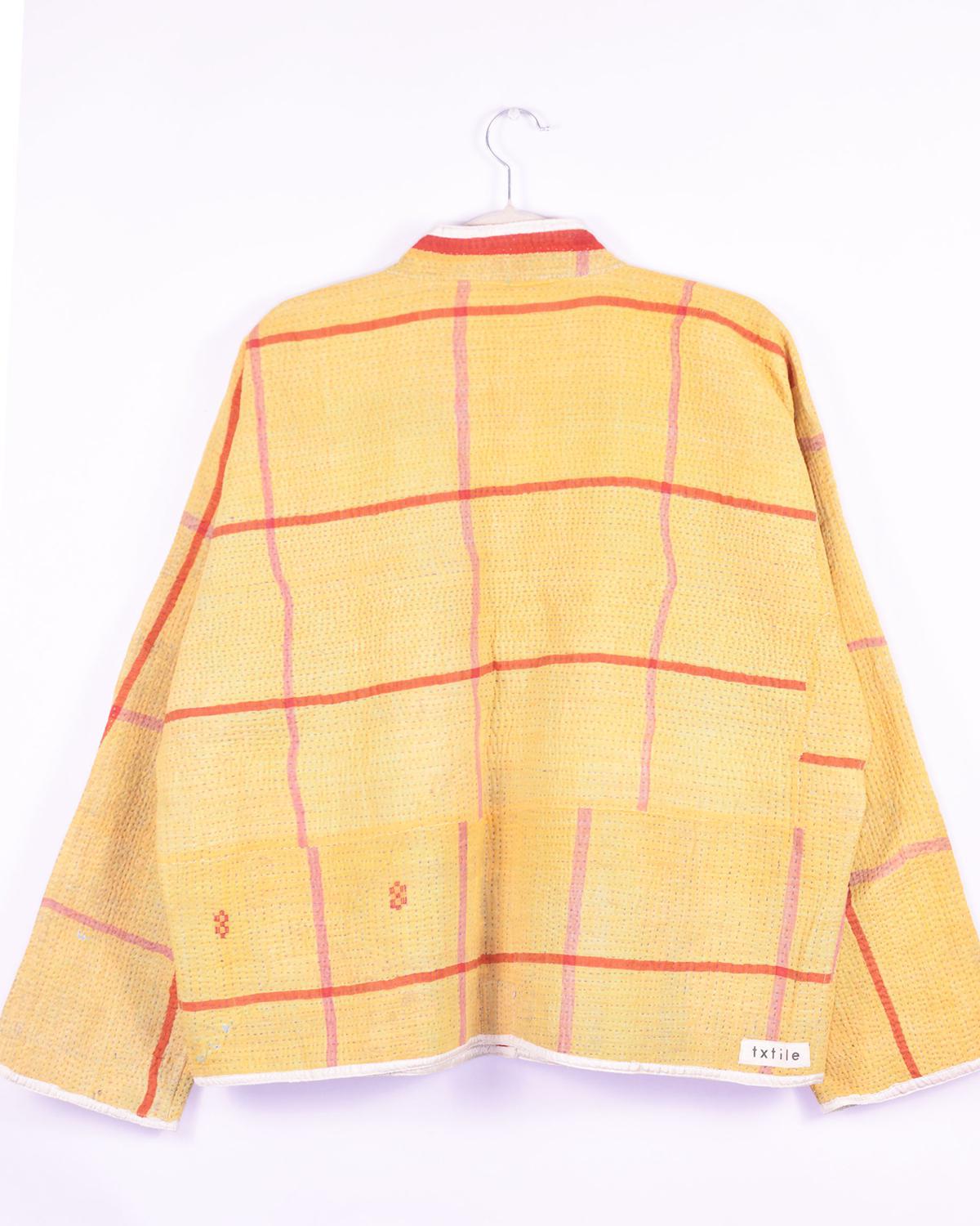 Txtile Charlie Jiya Quilted Reversible Patchwork Kantha Jacket