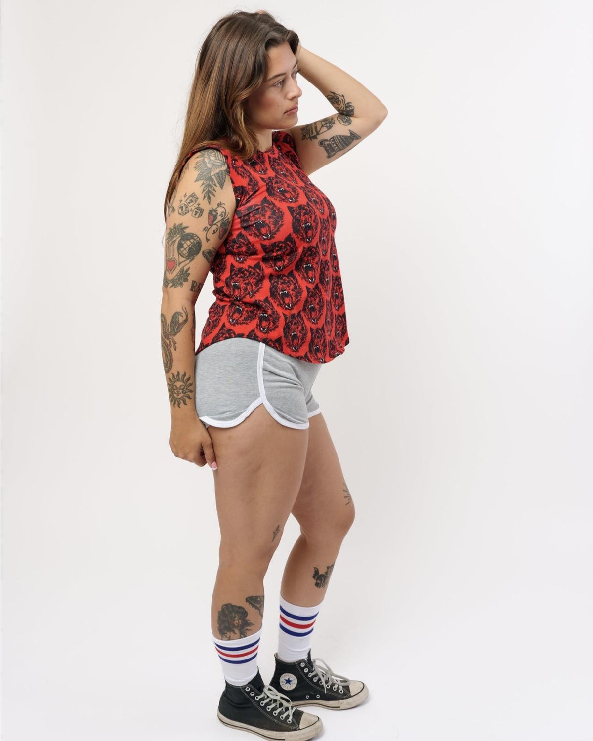 Nooworks Muscle Tee in Wolverine