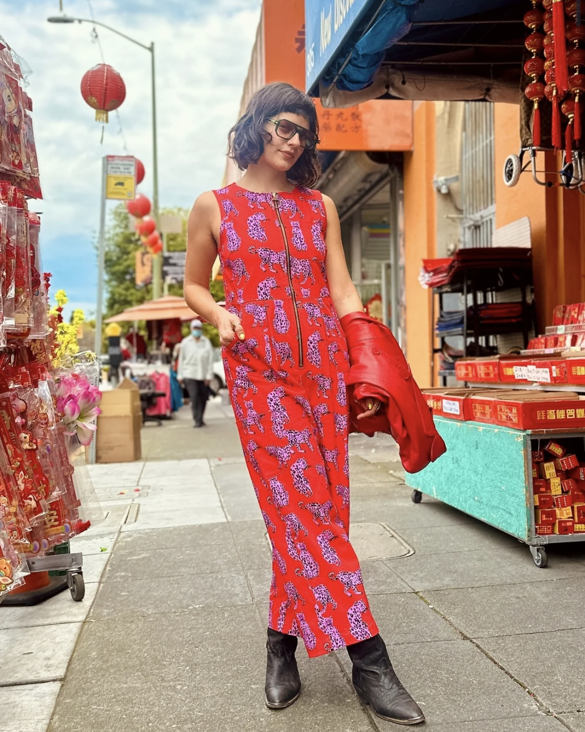 Nooworks Lucky Jumpsuit in Sondler Cat