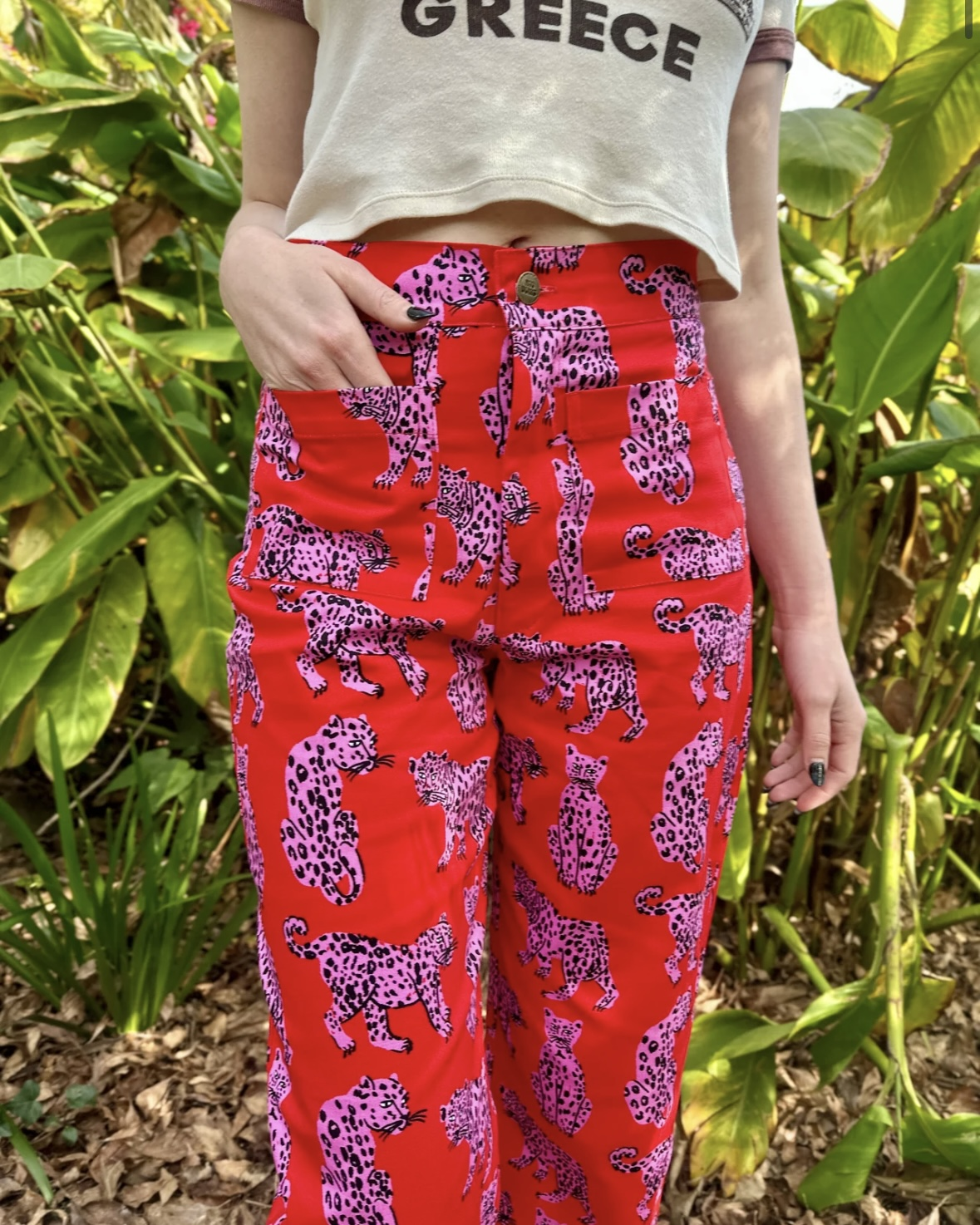Nooworks Casual Bell Pants in Sondler Cat - Size Small, XL, 2XL