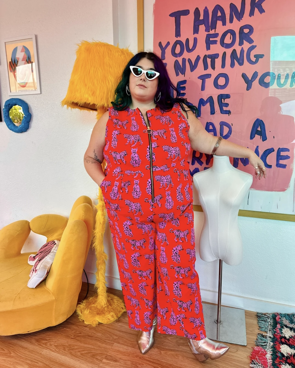 Nooworks Lucky Jumpsuit in Sondler Cat