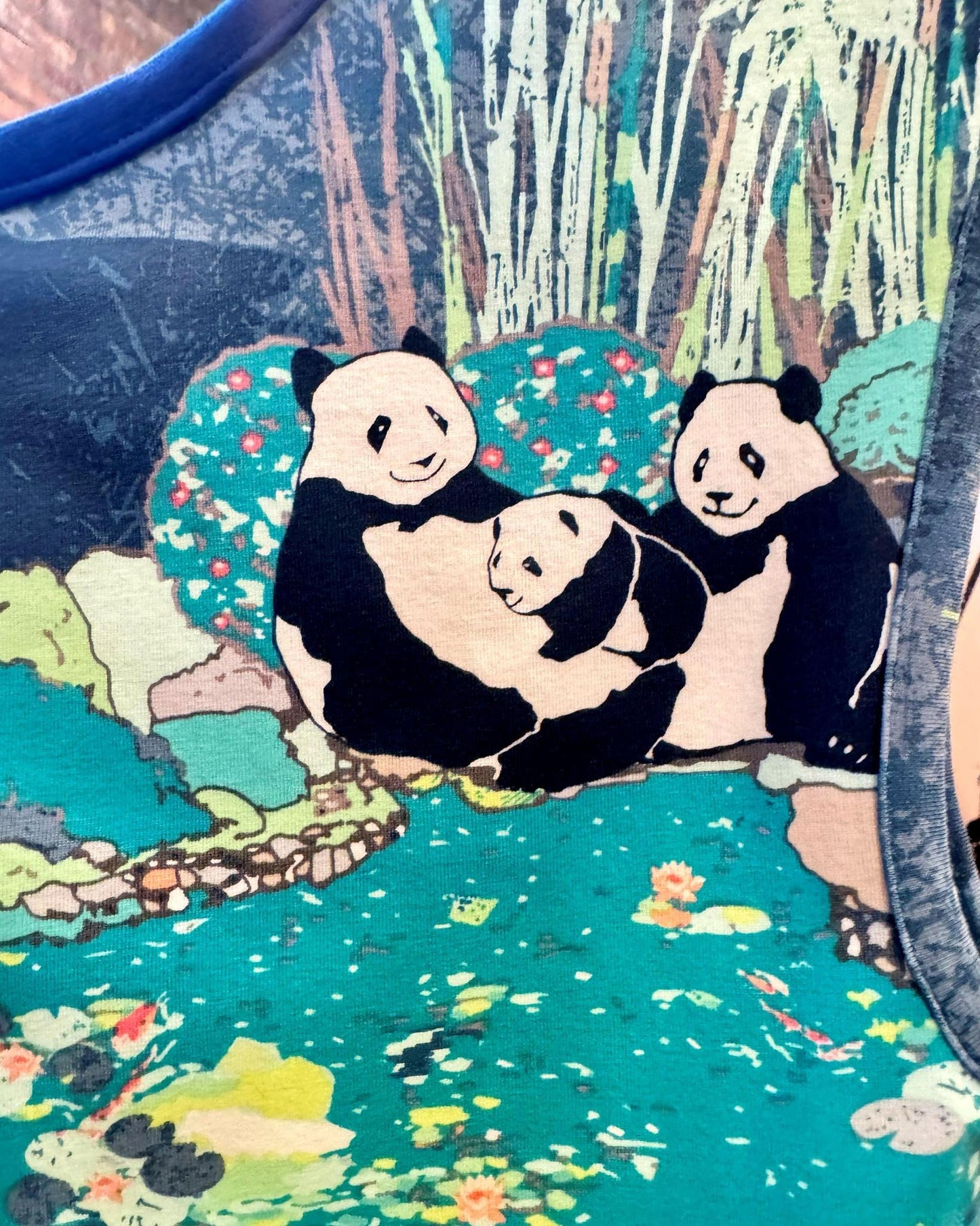 Squasht Croppish Tee in Panda Party