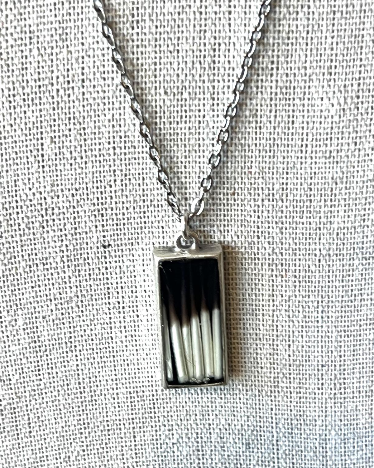 Pajaro Negro Porcupine Quill Necklace
