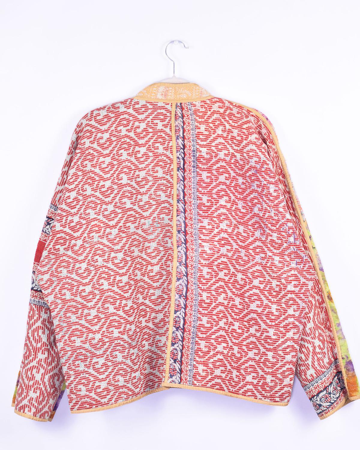 Txtile Charlie Aditi Quilted Reversible Patchwork Kantha Jacket