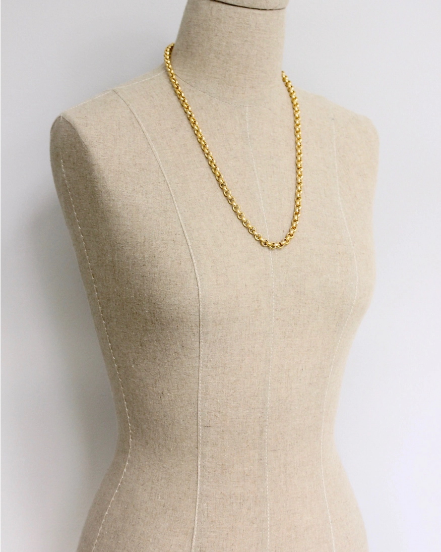 David Aubrey Gold Link Chain Necklace