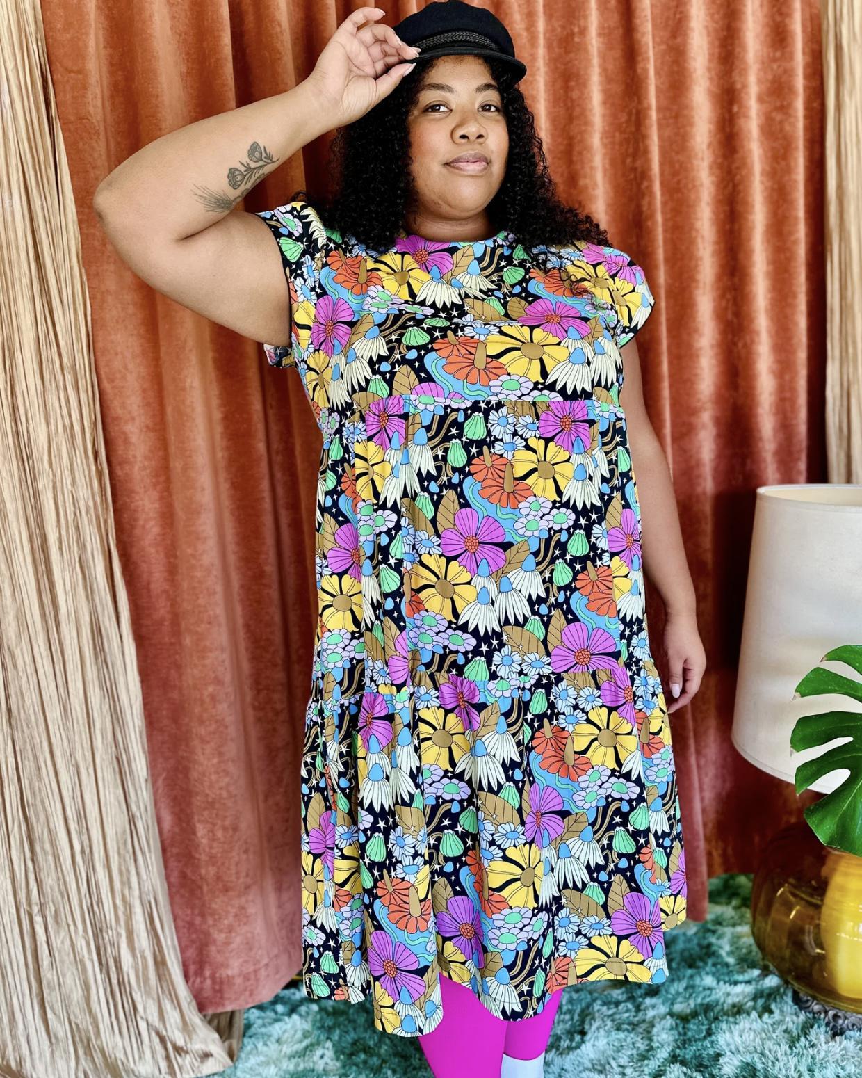 Nooworks Frida Dress Cosmic Floral