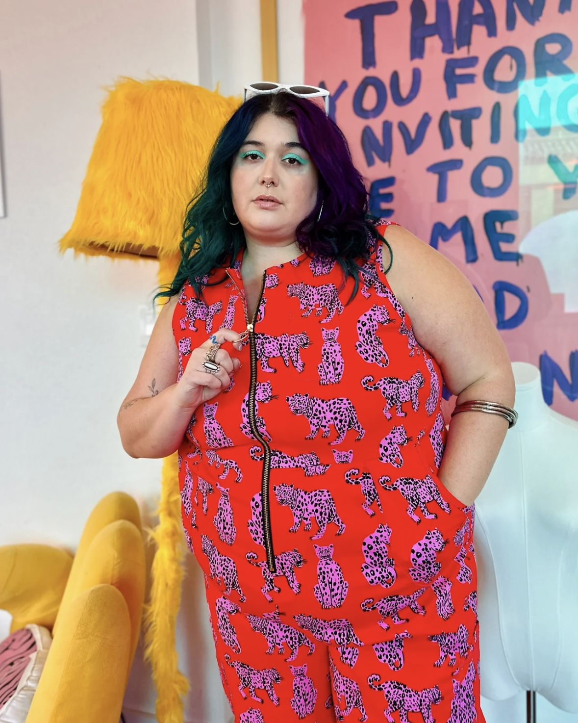 Nooworks Lucky Jumpsuit in Sondler Cat