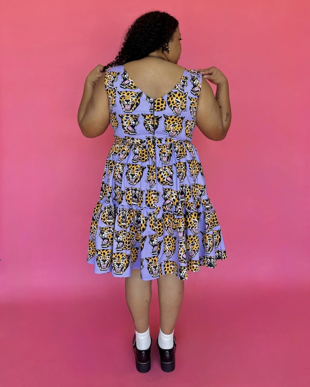 Nooworks Western Dress in Cheetah Head
