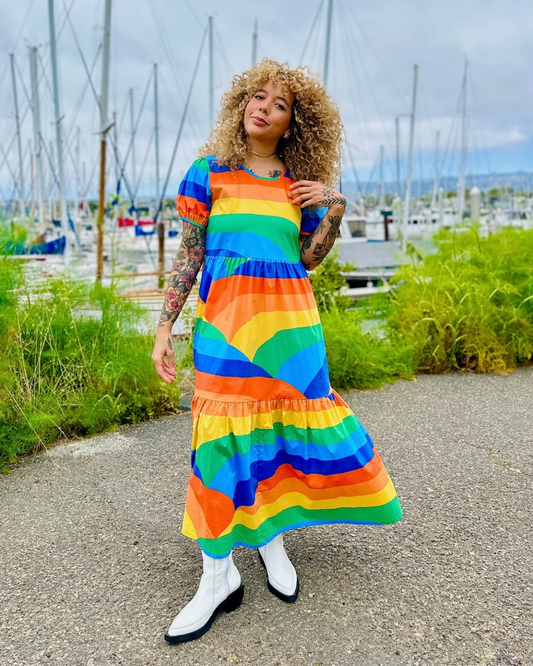 Nooworks Inanna Dress in Sunset Valley