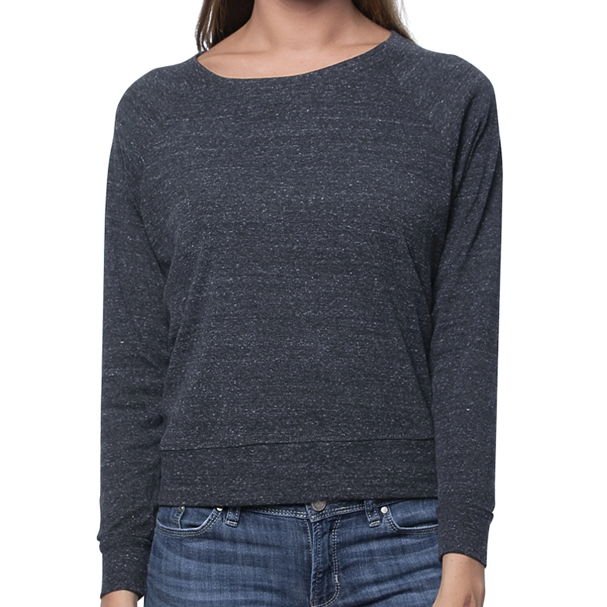 Supermaggie Catacombs Tri Blend Pullover in Heather Charcoal