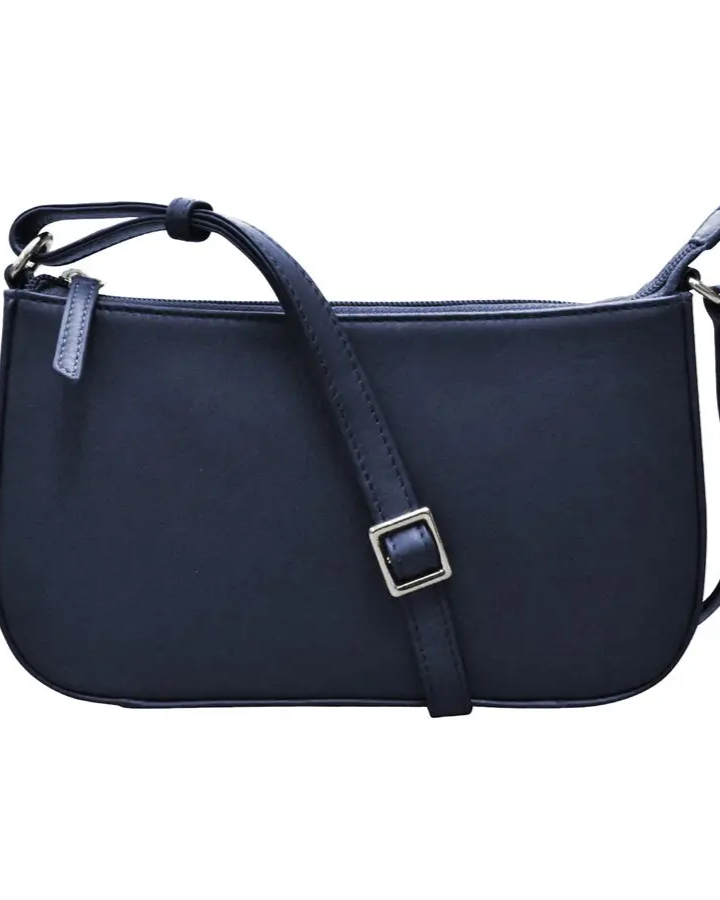 ili Classic Crossbody Bag in Navy Blue